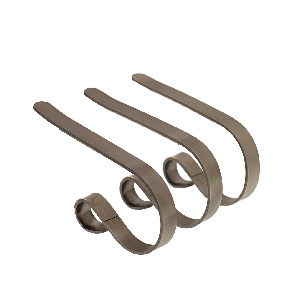 Original MantleClip® Pewter Stocking Holders, 3ct.